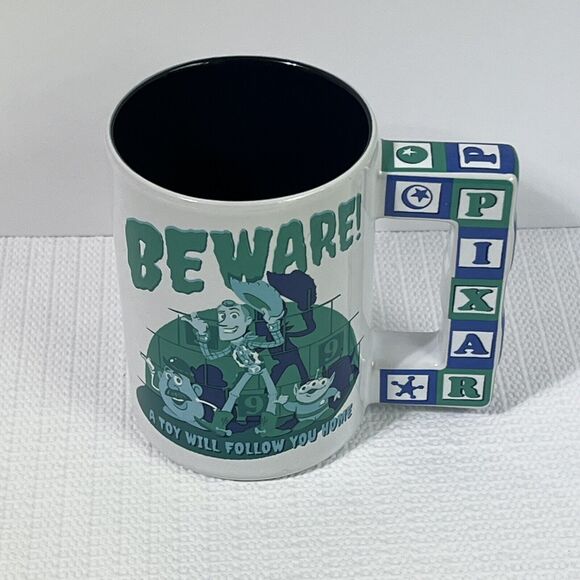 Disney PIXAR Toy Story Toys Tell No Tales 16oz Ceramic Mug White Multi NWT - Picture 12 of 14